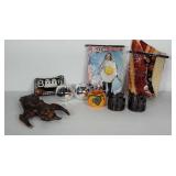 Halloween decor and costumes: egg and bacon