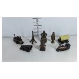 Trinkets, pencil sharpeners, Victorian woman