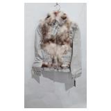 Sharif Studio fur and leather jacket, size XS,
