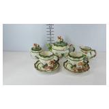 WMG springtime/Easter rabbit tea set