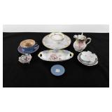 Chinaware, includes wedgwood plate (3"),