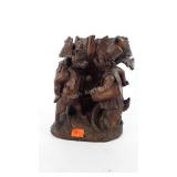 Wooden sculpture, 10"