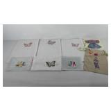 Crafts, includes play handkerchief, felt bags,