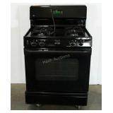 Gas stove top oven range, GE, 30" wide