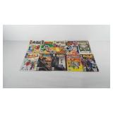 Ten comics, includes DC Dragon Lancem Archie
