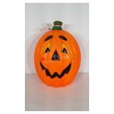 2 foot tall blow mold Halloween Jack-o-lantern.