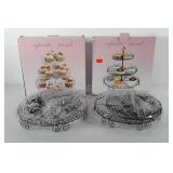 Bakeware, two cupcake stands with boxes, both