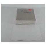 250 sheets of sticker labels, 1" × 2"