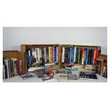 Book lot: large variety, but most are novels.