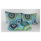 Quilted bedspread (approximately 104x92)and two