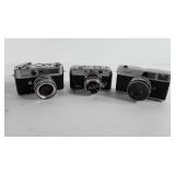Camera group, includes Canon Canonet, Petei 2.8