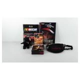 Nascar, Dale Earnhardt Jr and Sr DVDs, Books, and