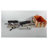 Storage bin of surge protectors