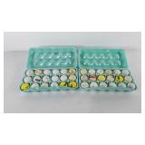Three dozen golf balls in egg cartons, all used,