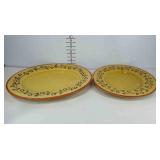 Large Williams Sonoma serving platters, 14.5" and