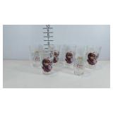 Set of 6 10oz Anna and Elsa Frozen tumblers