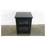 Single drawer stand with built in power strip, 18