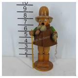 Steinbach German wooden smoker doll, 8.5" tall