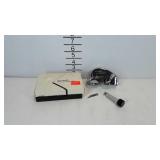 Dexter mat cutter with box and blade