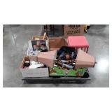 Skid lot, includes lamps, storage ottoman,