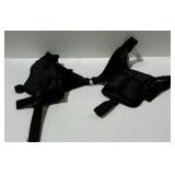 Nylon shoulder holster with magazine pouch.