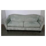Lazy Boy sofa, 2 cushions, 7 ft long, light green