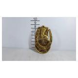 Horseshoe and cowboy boot door knocker