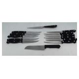 Group of knives, includes Kitchen Aid,