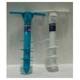 Two Beach umbrella/ fishing pole , screw in