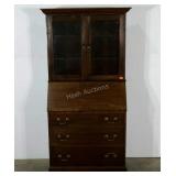Fall-front secretary desk, 68" tall, cover piece