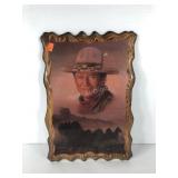 John Wayne, The Duke picture on wood, 16x22