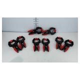 Four pairs of Bessey clamps