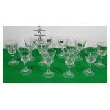 Luminarc French crystal stemware glasses