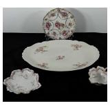 Austria and Limoges chinaware, includes platter