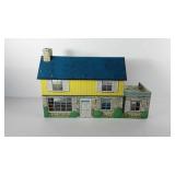 Metal doll house, 8" x 14.5" x 25"