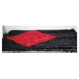 2 matching black and red sleeping bags, adult