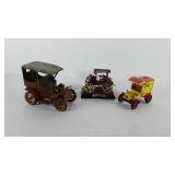 Model cars, includes lever action toy car,