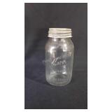 Kerr self sealing Mason jar with zinc lid and