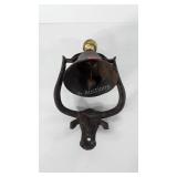 Cast iron cow design dinner bell