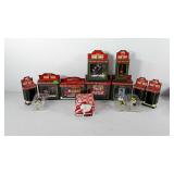 Advertising, coca-cola themed Christmas village