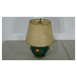 Ceramic table lamp, 17" tall