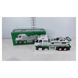 Hess toy truck and dragster