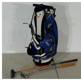 US Kids Golf bag, putter and driver