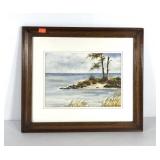 Watercolor painting, signed MG Hildebrant, 1983,