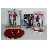 Adult costume lot: XXL Mario costume, XXL Cop