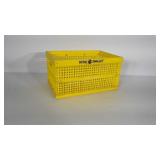 Collapsible storage crate. Measures 18x12x9