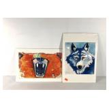 Wildlife prints by Ryan Lee Smith, noth signed