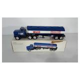Wilco gasoline tanker truck with box. Measures