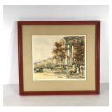 Charles Moudin print, signed and numbered 91/350,