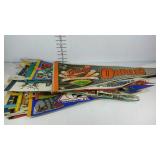 Collection of souvenir pennants, over 20